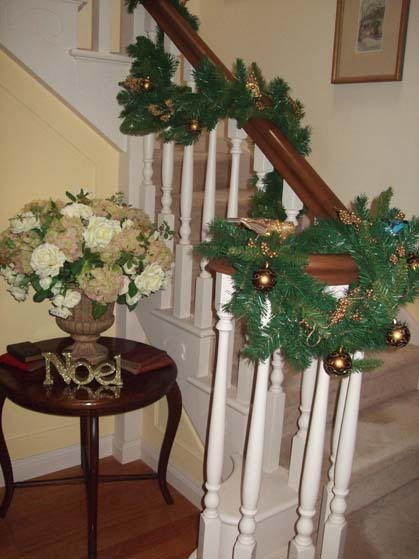 Christmas stairs